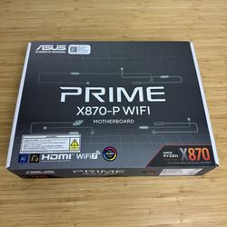 ASUS PRIME X870-P WIFI ATX AM5 DDR5 AMD X870 Motherboard