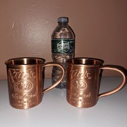 Tito's Vodka Copper Mugs