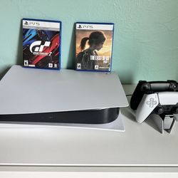 Playstation 5 with Controllers/Games