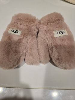 Ugg Faux Fur Mittens Size 4-6