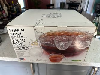 CreativeWare Large punch/salad bowl
