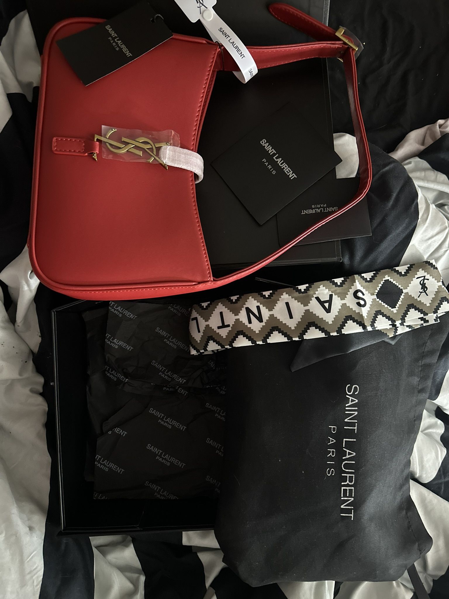 YSL Red Purse
