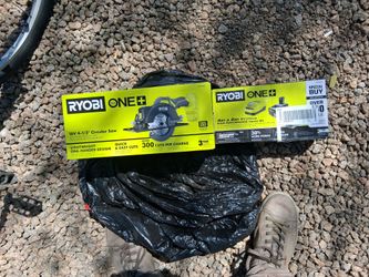Ryobi one circular saw and performance battery starter kit