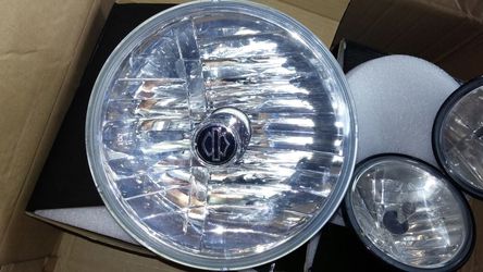Headlights for a Harley