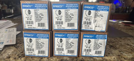 NEW Fasco D1126 Blower Motor 208-230V 1550 RPM – HVAC Replacement – In Box