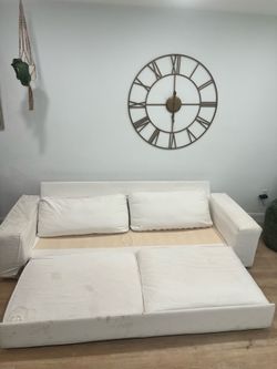 IKEA Friheten Sleeper Sofa Bed w/ Pull-Out Section – White