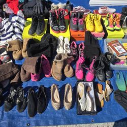 Shoe Lot Different Designer Brands Nike, Vans, Jordan