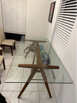 Wet Elm Dining Table and chairs