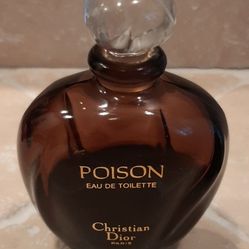 Christian Dior Poison Eau de Toilette. Splash.1/2 full