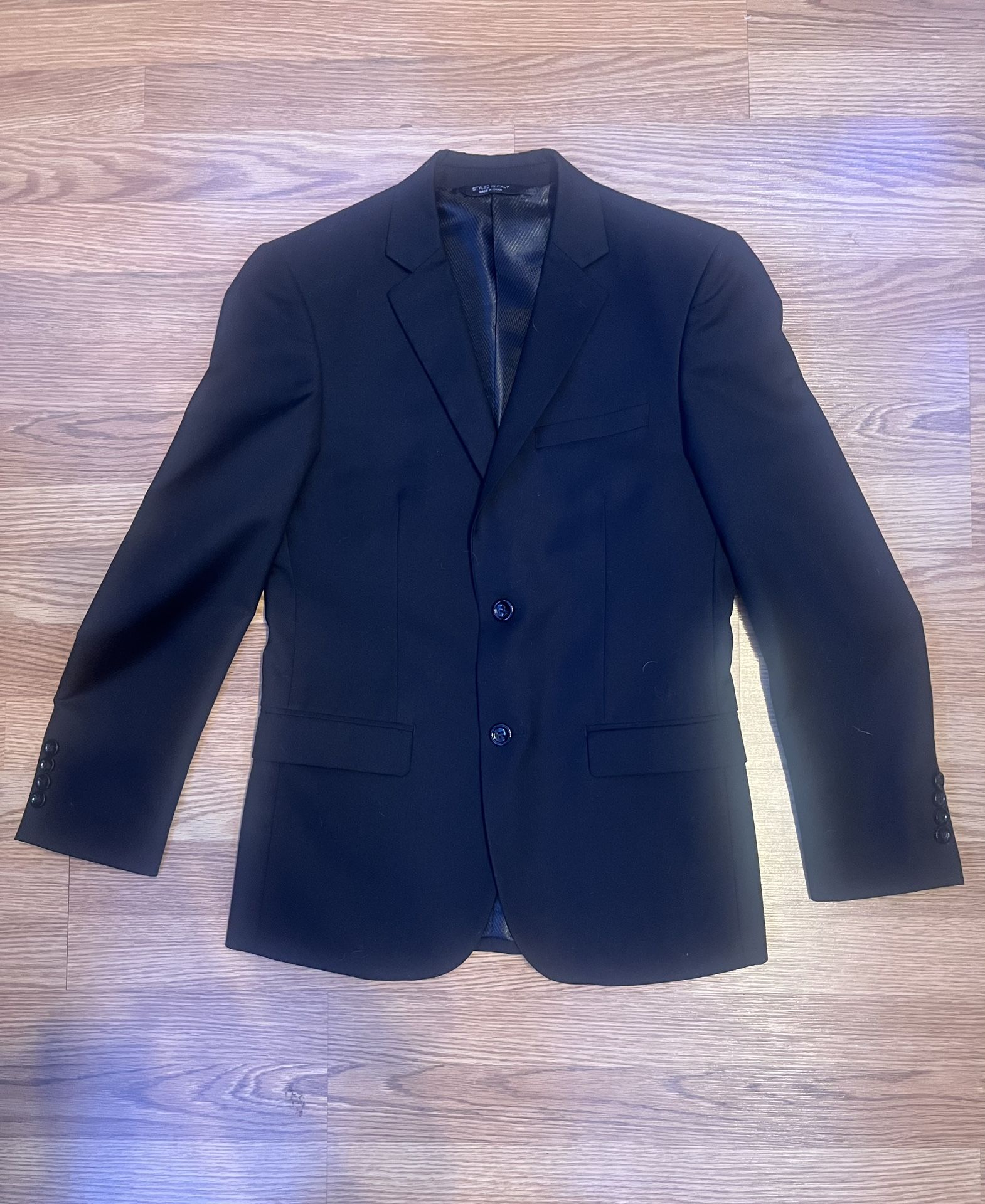 Black Slim Blazer and Vest