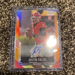 Justin Fields Rookie signature 1/10
