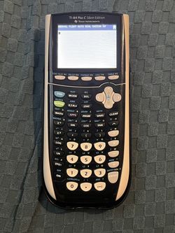 TI-84 Plus C Silver Edition Calculator