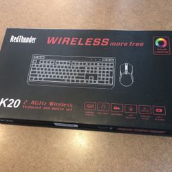 RedThunder Wireless Keyboard And Mouse K20