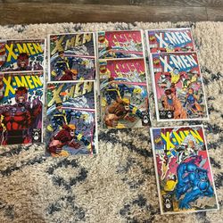 Marvel Comics X Men Vol 1 (1(contact info removed)) 10 Issue Lot. #1 With Different Covers.