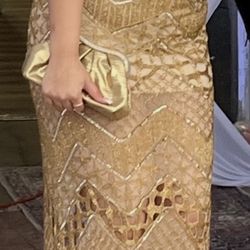 Gold Gown/Prom Dress