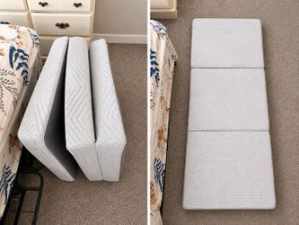 Twin size foldable mattress