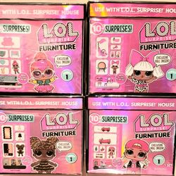 LOL Surprise Furniture Set of 4 Series 1 NEW! $58