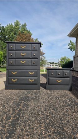 Lea Furniture Company Dresser and Nightstand vintage