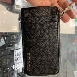 Steve Madden Black Card ID Wallet