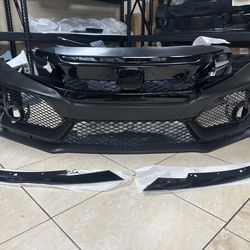 2016-2021 Honda Civic Type R style Bumper 
Fits 2dr. 4dr and hatchback
(Won’t fit Real Type R) 

10th Gen Civic bumper 
Civic front bumper 
Hatchback