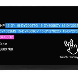 15.6" LCD Screen Replacement for HP 15-DY 15-DY2005TG 15-DY4008CY 15-DY2035MS 15-DY1032MS 15-DY4009CY 15-DY2702DX 15-DY2703DX L18341-3D2 Touch Display