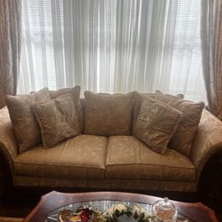 Beautiful Mahogany Couch And Chair