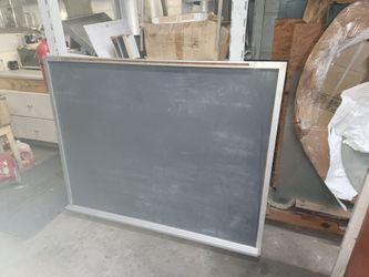 Chalkboard with metal frame