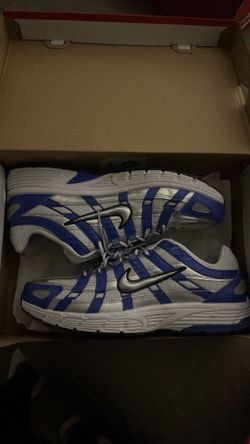 Nike p-6000 blue and silver