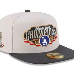 Dodgers 2025 World Series Champions FITTED Hat