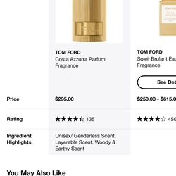 Tom ford colonge full bottle