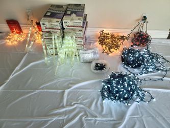 Christmas Lights Bundle – LED Icicle & String Lights