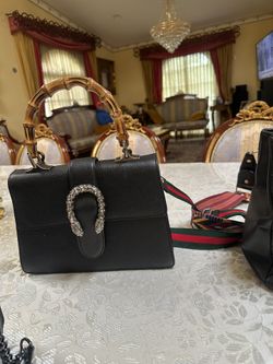 Brand New Black Horseshoe Bag