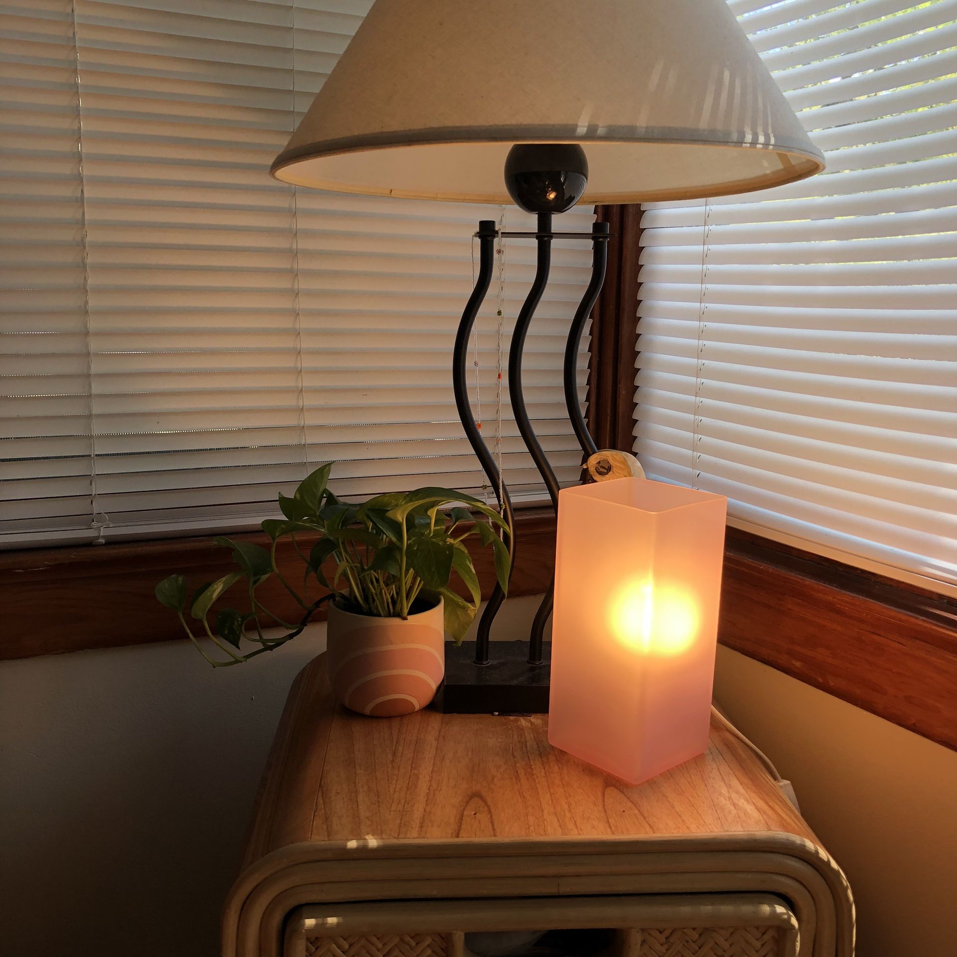 IKEA Soft Pink Lamp