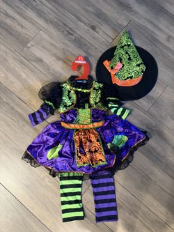 Costco Witch Costume Size 3-4