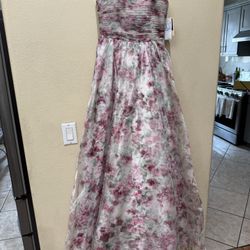 Floral Juniors Proms Dress 5/6