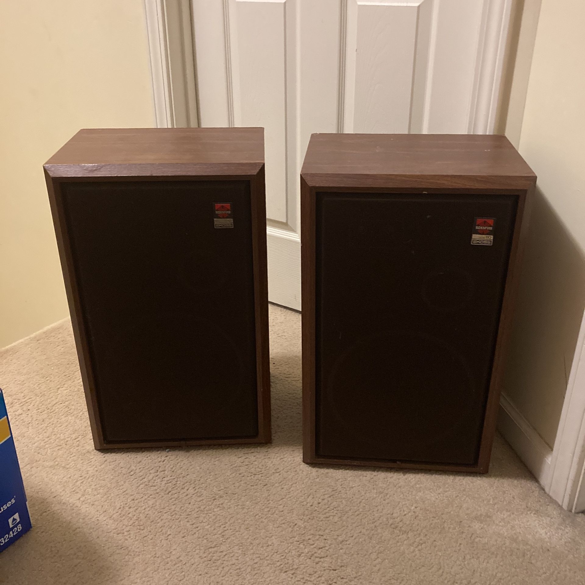 Vintage Kossfire Speakers Model 110 Good Condition Sound Great