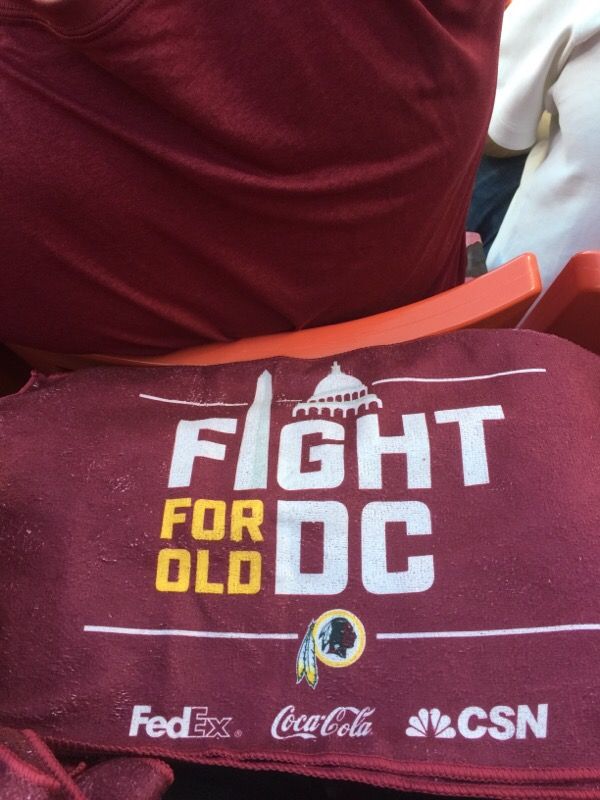 Washington redskins rally towel opening night MNF