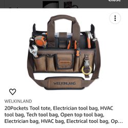 WELKINLAND 20 Pocket/ 27” Tool Bag 