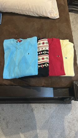 Russell Simmons Argyle Sweaters. XXL