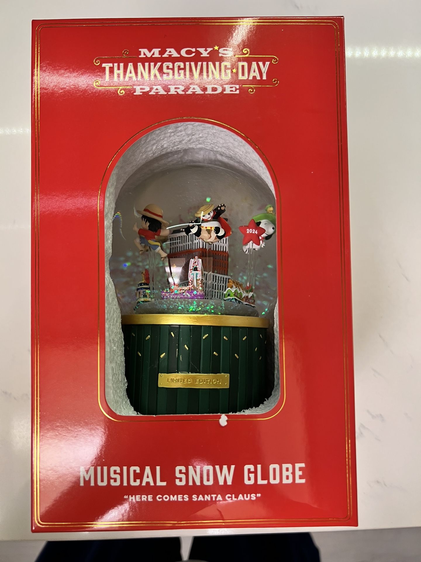 MACY'S EXCLUSIVE 2024 THANKSGIVING PARADE HOLIDAY LANE WATERGLOBE