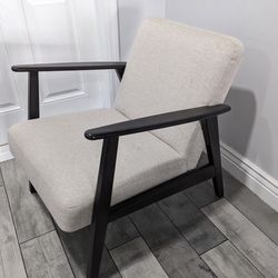 Armchair, accent chair light beige, Great condition