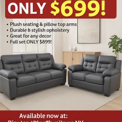 SOFA + LOVESEAT SET – ONLY $699