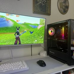 Black Gaming Pc Computer Desktop RTX 3060 / i5-10400F