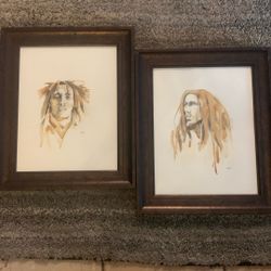 Bob Marley Watercolors SIGNED