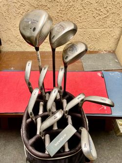 Callaway Golf Club For Man Right Hand With Putter And Golf Cart Bag Included