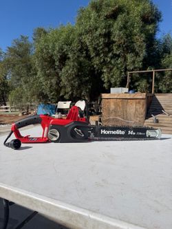 Homelite 14” chainsaw electric