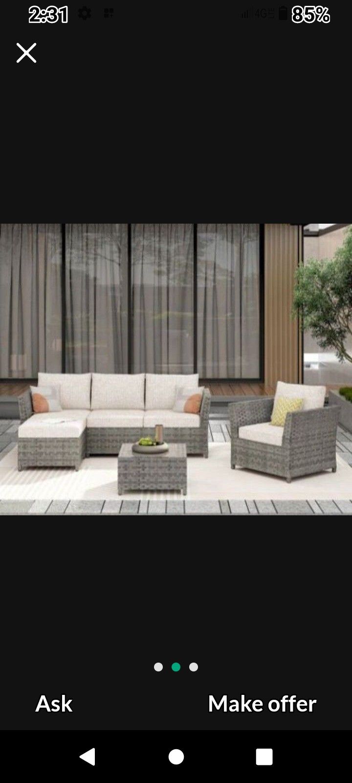 Deep Seating Cushions High Quality Patio Sofa Set Brand New Patio Furniture Outdoor Furniture π