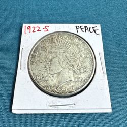 Peace And Morgan dollars
