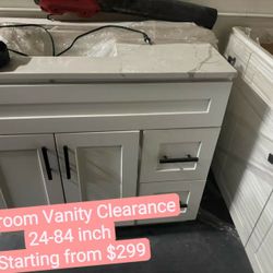 Bathroom Vanity Clearance,30-84 inch 10.171