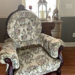 Antique Couch and Matching Chair